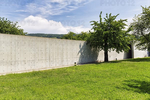 Modern building made of exposed concrete