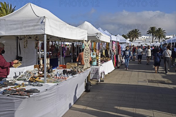 Sunday market in the old town of Teguise