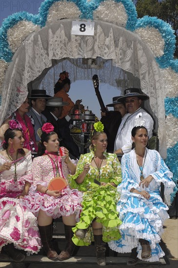 Romeria pilgrimage to El Rocio, 2009