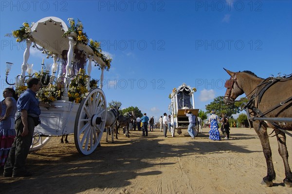 Romeria pilgrimage to El Rocio, 2009