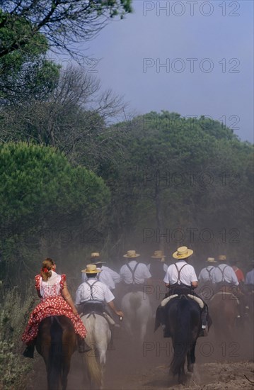 Romeria pilgrimage to El Rocio, 2009