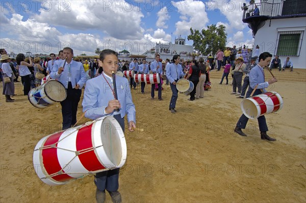 Pilgrims at El Rocio village, Spain, 2008