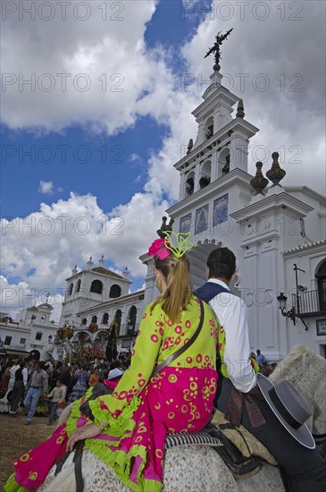 Pilgrims at El Rocio village, Spain, 2008