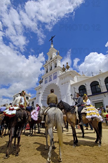 Pilgrims at El Rocio village, Spain, 2008