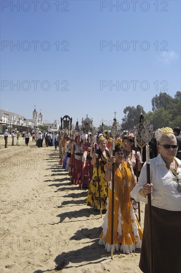 Pilgrims at El Rocio village, Spain, 2006