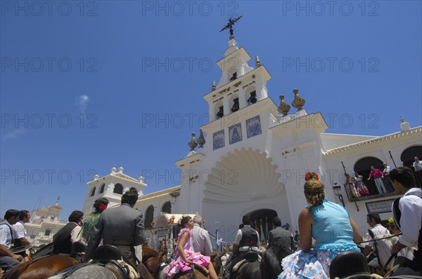 Pilgrims at El Rocio village, Spain, 2006