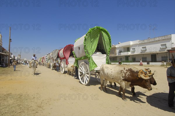 Pilgrims at El Rocio village, Spain, 2006