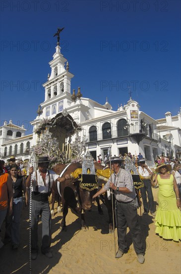 Pilgrims at El Rocio village, Spain, 2006