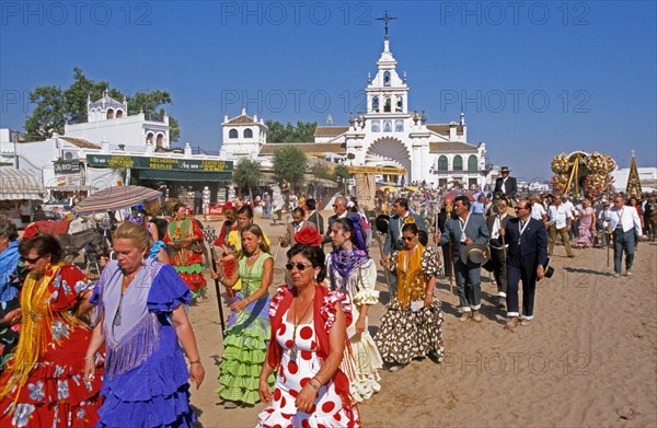 Pilgrims at El Rocio village, Spain, 2006