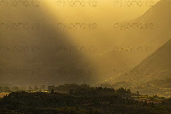 Light mood with autumn landscape