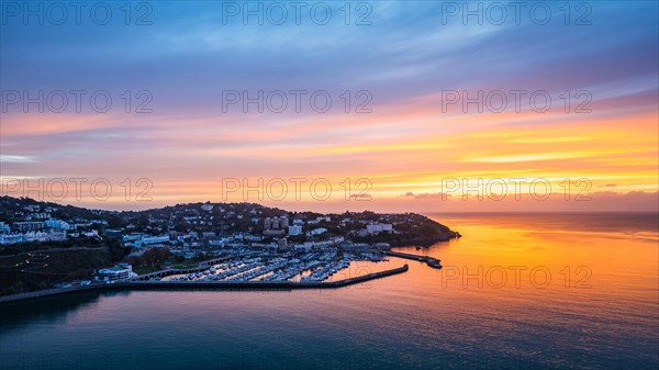 View over Torquay and Torquay Marina