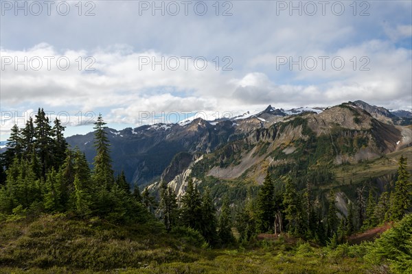 Mountain landscape in autumn