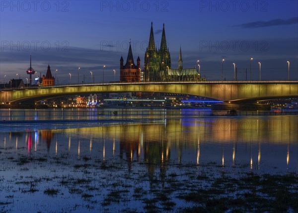 High water in Cologne