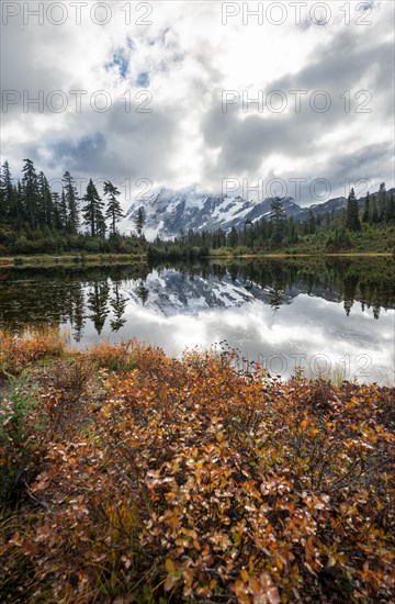 Mt. Shuksan in clouds