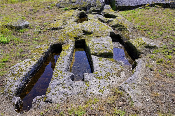 Abandoned Rock-cut tomb necropolis