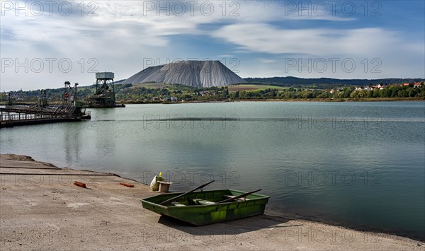 The Monte Kali tailings pile in Thuringia