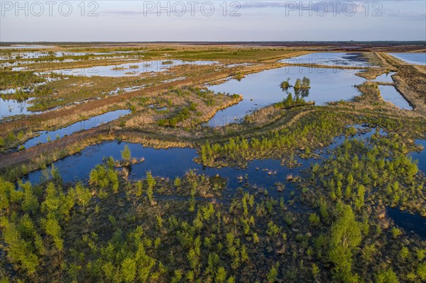 Aerial view of the Goldenstedt Moor