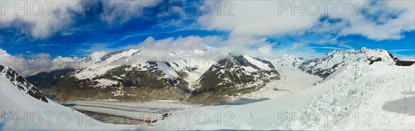 Panorama Aletsch Glacier