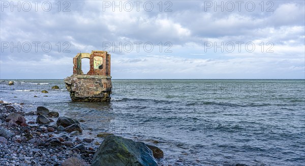 The former tide gauge house at Cape Arkona on the island of Ruegen