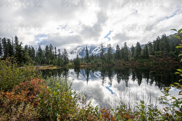 Mt. Shuksan in clouds