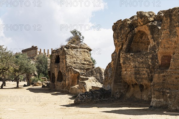 Burial caves