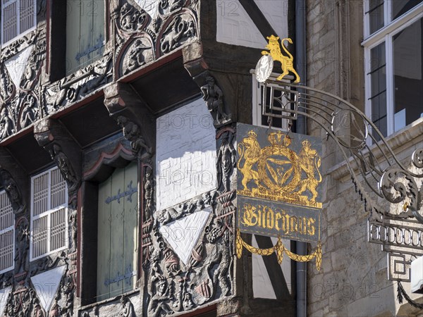 Guild sign on the Huneborstel house