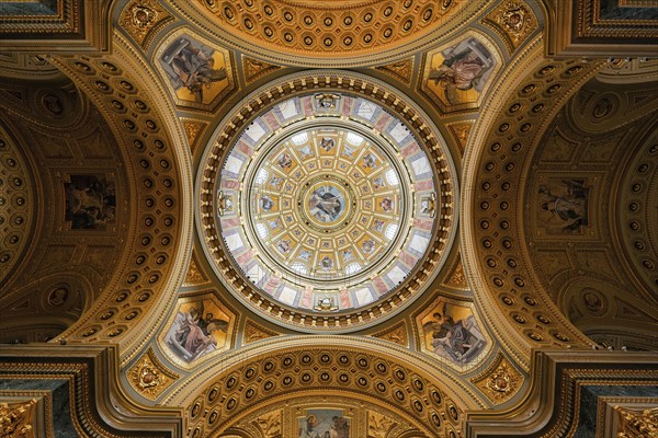 Artfully decorated vault