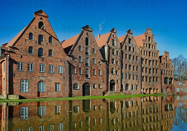 Historic salt warehouses on the Trave