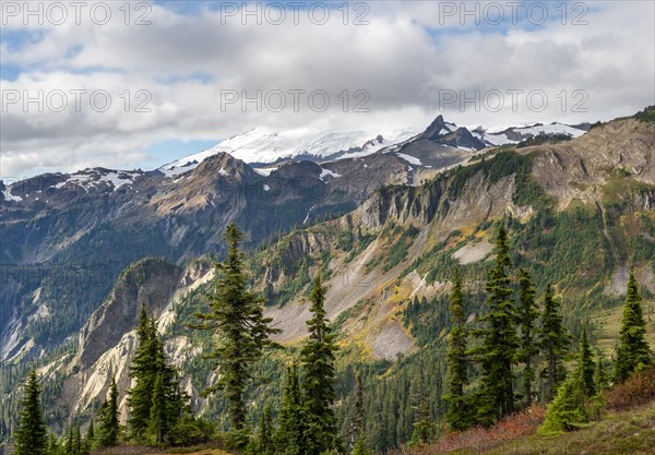 Mountain landscape in autumn