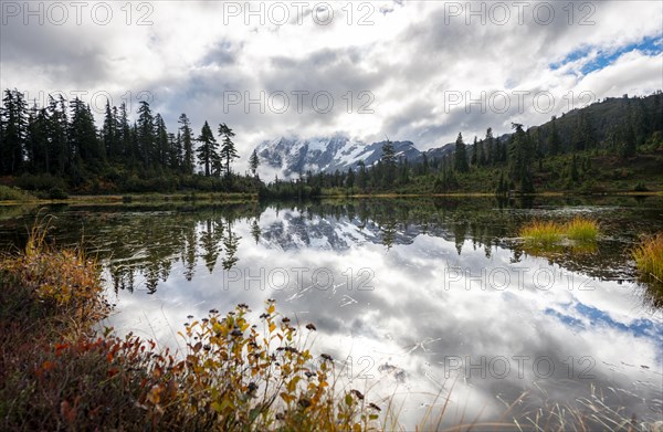 Mt. Shuksan in clouds