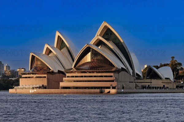 Sydney Opera House seen from the Harbour Bridge