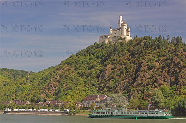 Medieval castle on a mountain