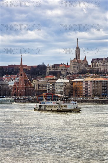 Excursion boat on the Danube