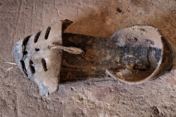 Spanish farm workers' shoe made of car tyres