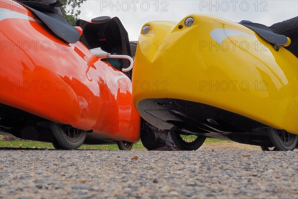 Velomobile from below