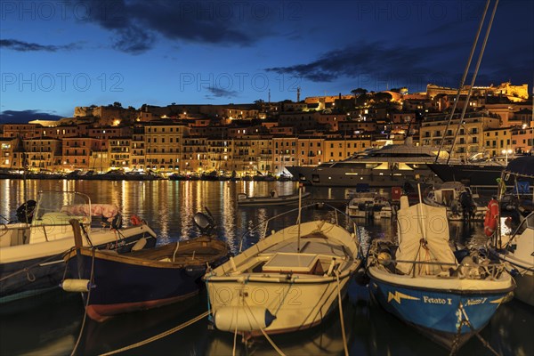 View over the harbour to Forte Falcone