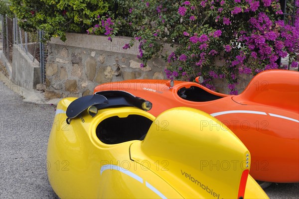 Seat space of velomobile