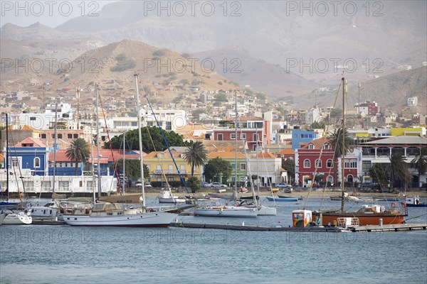 Mindelo harbour bay