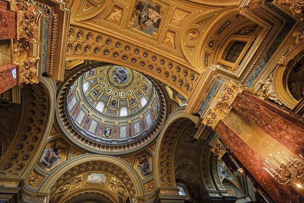 Artfully decorated vault