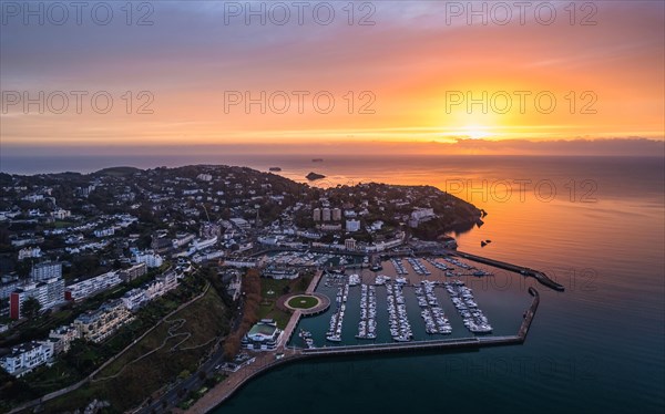 View over Torquay and Torquay Marina