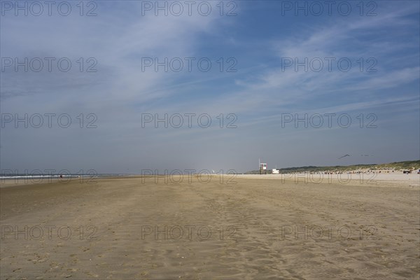 Long empty sandy beach