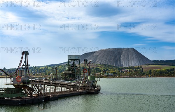 The Monte Kali tailings pile in Thuringia