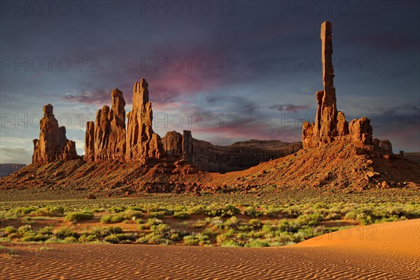 Totem Pole at sunrise