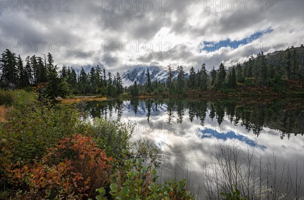 Mt. Shuksan in clouds