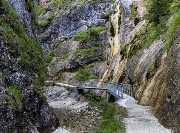 The Almbachklamm in the Berchtesgadener Land