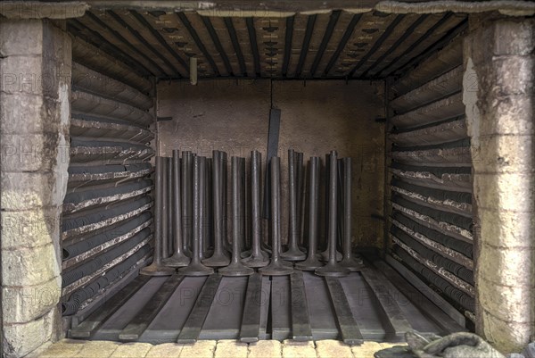 Oven for annealing and tempering valves in the former valve factory