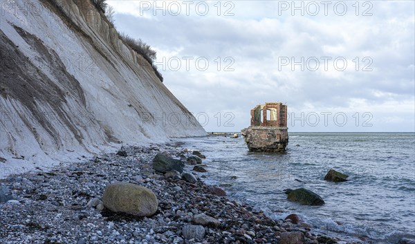 The former tide gauge house at Cape Arkona on the island of Ruegen