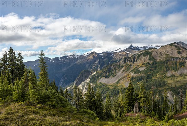 Mountain landscape in autumn