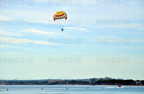 Paragliding in the Bay of Alcudia