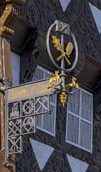 Guild sign on the Veltheim House